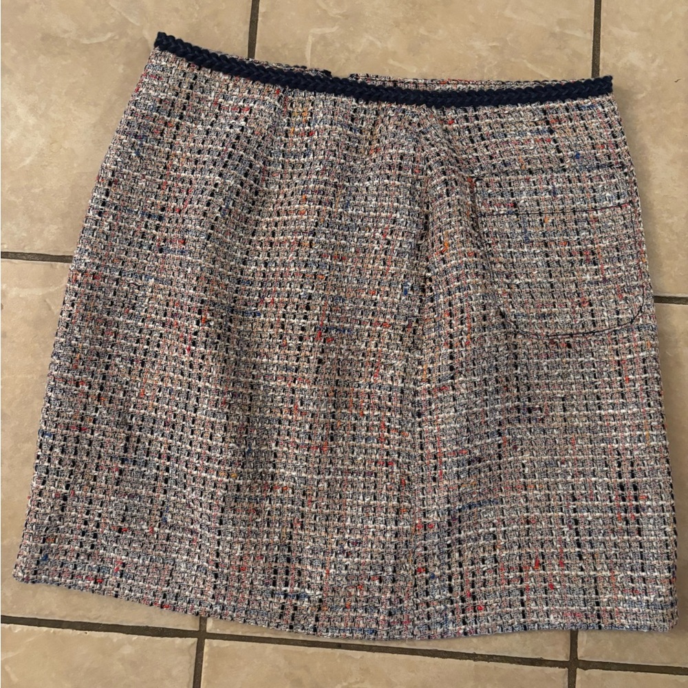 Elegant Tweed LOFT Skirt